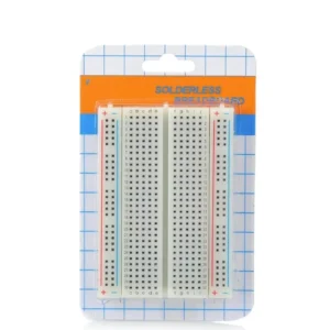 half size breadboard white
